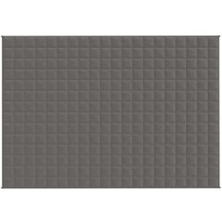vidaXL Teška deka siva 140x200 cm 10 kg od tkanine Cijene