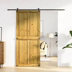Furnova Vrata za skedenj CORONA 90x210 cm masivni les borovega lesa, (21945064) Cene