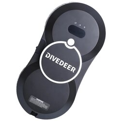 DIVEDEER Robot za čiščenje oken, 2800Pa sesalna moč, 4min/m² hitrost čiščenja, Sprej voda črna, EU, Da, (5000202005) Cene