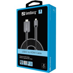 Sandberg usb-c na hdmi adapter kabel 2m 136-21 Cene