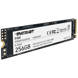 Patriot M.2 NVMe 256GB P300 1700MBs/1100MBs P300P256GM28 SSD Cene