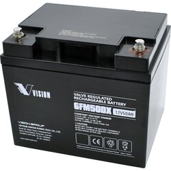 Vision Akkus 6FM50DX svinčeni akumulator 12 V 50 Ah svinčevo-koprenast (Š x V x G) 197 x 170 x 165 mm M6-vijačni priklop brez vzdrževanja, obstojnostni cikel, (20437079) Cene