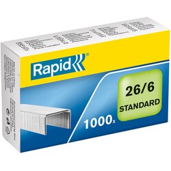 Spajalice strojne br.26/6 pk1000 standard rapid 24861300 Cene