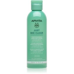 Apivita Just Bee Clear Pore Minimizing Lotion nega proti razširjenim poram in črnim pikicam 200x1 ml Cene