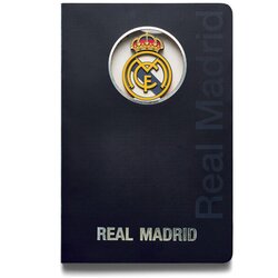 REAL MADRID Bilježnica A5 s 3D grbom, 120 stranica Cijene