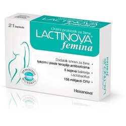 Hexanova Lactinova femina Oralni probiotik za žene, 21 kapsula Cene