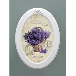 Home Gallery Sika "Lavanda u korpi" u ovalnom okviru 27x37cm Cene