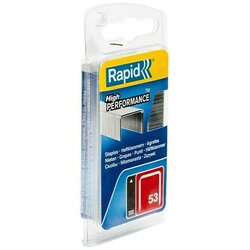 Rapid Pritrdilna sponka High Performance 53/20 (Globina spenjanja: 20 mm, Jeklo, 540 kos, Širina: 0,75 mm, Pretisni omot) Cene