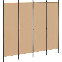  4-panelni pregradni zid Bež 200 x 180 cm Tkanina - Bež 4 Cijene