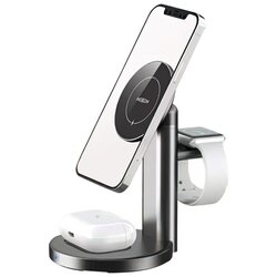  punjač bežični magnetni 3in1 za iphone i apple smart watch MX-HC119 crni Cene