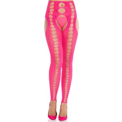 LEG AVENUE HOSIERY LEG AVENUE - STRAPLESS AND SEAMLESS OPAQUE STOCKINGS NEON PINK Cene