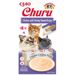 Inaba churu za mačke - piletina i škampi 4x14g Cene