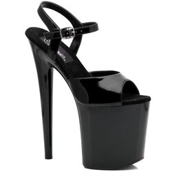 Pleaser USA Pleaser Flamingo-809 Blk Pat/Blk 44 Cene
