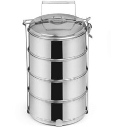 Montini guerino Posoda za prenos hrane 4-delna 16cm, inox Cene