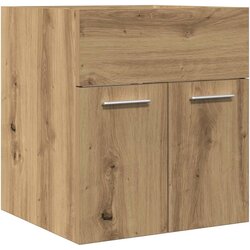 Maison Chic Omarica za umivalnik - Umivalniška omarica artisan hrast 41x38,5x46 cm inž. les, (21758889) Cene
