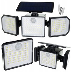 Malatec 167 led 500lm solarna svjetiljka sa senzorom pokreta 1800mah ip65 6000-6500k Cene