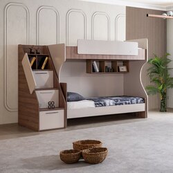 Hanah home Krevet na sprat, Krem Cene