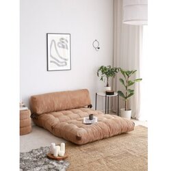 Atelier Del Sofa na rasklapanje, dvosjed, Fold Velvet 2, 120x24x75cm, boja kamile Cijene