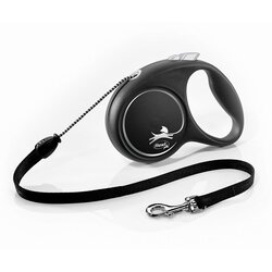 Flexi povodac Black Design M Cord 5m Srebrna Cene