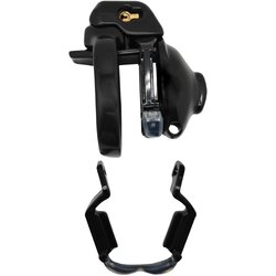 The Vice Mach 2 Chastity Cock Cage Clitty Black Cene
