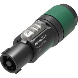 Neutrik 4-polni kabelski priključek 10 do 16 mm speakON z vijačnim priključkom, Črna / Zelena, (5000218674) Cene
