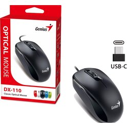Genius DX-110 LED, BlueEye, USB, crni Cene