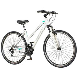 Visitor ženski bicikl terra man, 28"/18", beli Cene