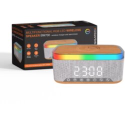 Gigatech bluetooth zvučnik, wireless punjač i alarm/sat BW700 rgb Cene
