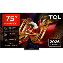 Tcl televizor SQD Mini-LED 75C8L, Google TV Cene