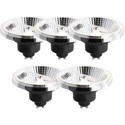 LUEDD Komplet 5 GU10 3-stopenjskih zatemnitvenih LED žarnic 111 mm 10,5 W 770 lm 3000 K Cene