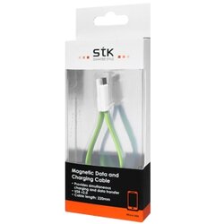 Santok stk podatkovni kabel obesek - micro usb zelen Cene