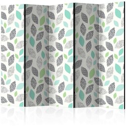 Artgeist Paravan Patterned Leaves I, 5-Delni, Dvostranski Cene