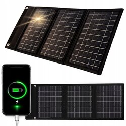 Prenosna Prijenosni 20w sklopivi usb punjač za solarne ćelije 51x28cm Cene