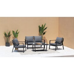 Aluminijska vrtna garnitura - sofa + 2 fotelje + stol Cene