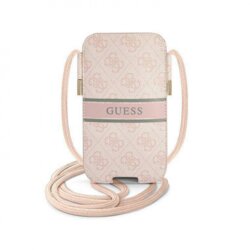 Guess torba pouch pu 4g stripe 170 mm x 95mm pink (GUPHM4GDPI) Cene
