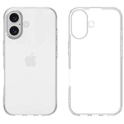 Ultra tanek 0,3 mm zaščitni ovitek za Apple iPhone 16 Plus (6.7") - prozorni Cene