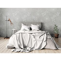 Moje Tapete beli cvetni pejzaž - foto tapeta Cene