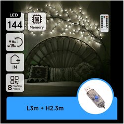 Aigostar LED zidna dekoracija 144xLED/5W/5V hladno-bela Cene