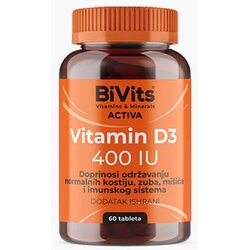 ABELA BiVits® Vitamin D3 400 IU 60 tableta Cene