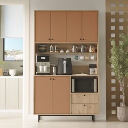 Hanah home RE7-SK oaktile red multi purpose cabinet Cene