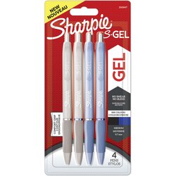 Sharpie 2x2 S-Gel Frost Blue + Pearl White 0,7 mm blue + black Cene