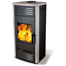 Lokaterm kaminska peč na drva valvasor b/ii 8 kw - bel marmor Cene