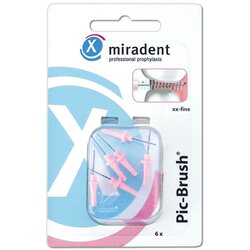 Miradent Pic-Brush, refill kit, pink 6er Cene