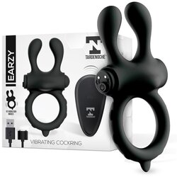 TARDENOCHE Earzy Vibrating Cockring with Remote Control Black Cene