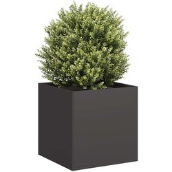 vidaXL sadilica crna 40x40x40 cm hladno valjani čelik Cijene