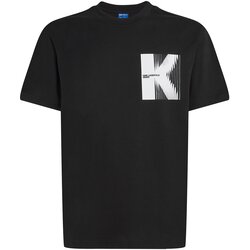 Karl Lagerfeld jeans Majica črna / bela Cene