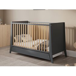 Lettino COSMO 120X60 ANTRACIT PINE + FIOKA Cene