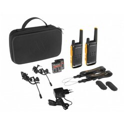 Walkie Talkie, domet 10 km, 16 kanala, vodootporno - TLKR T82 Extreme, Crni Cene