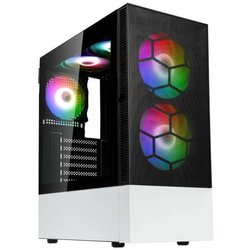 Kolink Observatory MX Mesh ARGB, Mid-tower, ATX 5x ARGB Fans, Black/White Cene