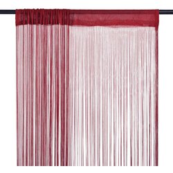 vidaXL Končane Zavjese 2 kom 100x250 cm Bordo Cijene